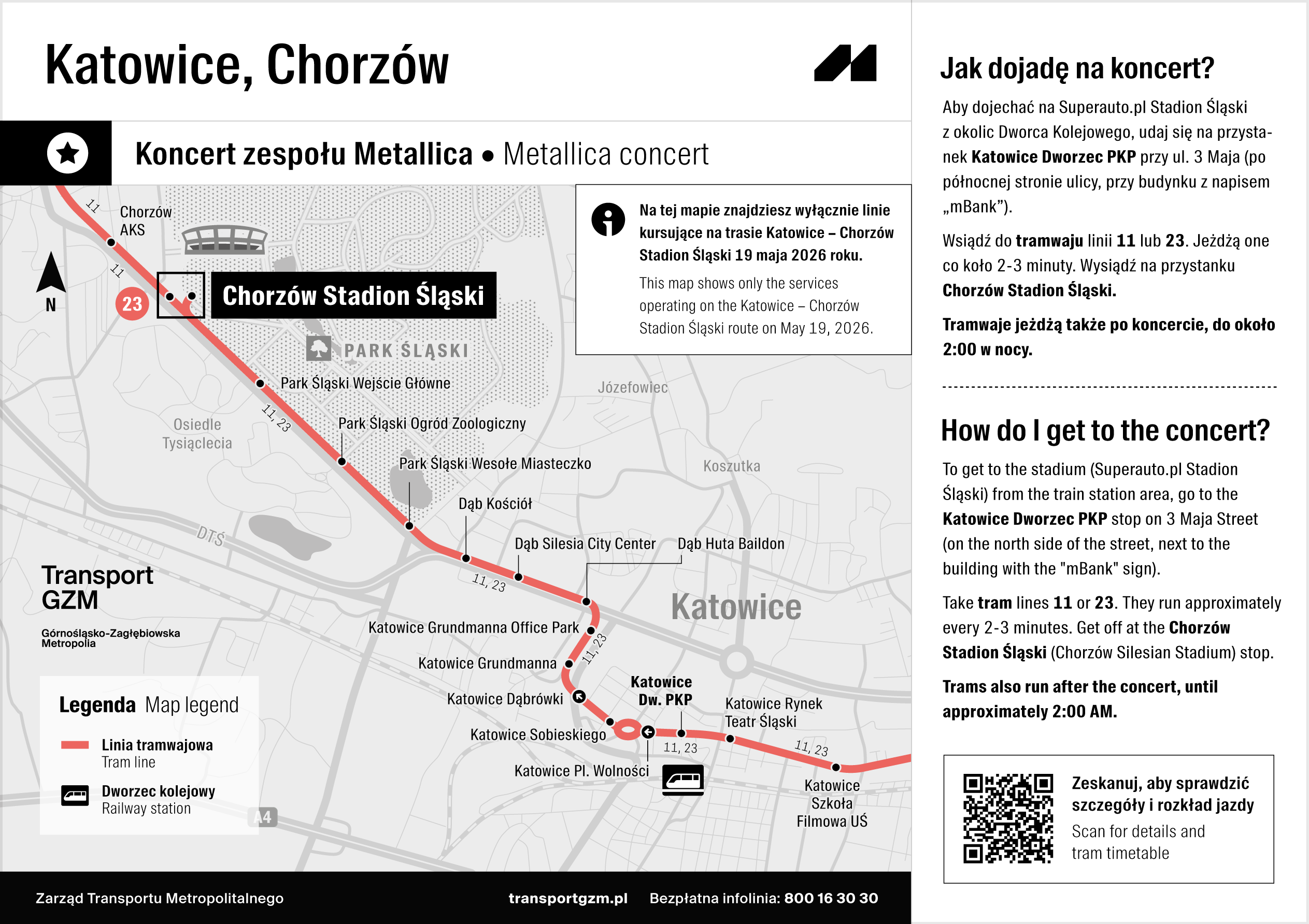 Koncert zespołu Metallica na Superauto.pl Stadionie Śląskim w Chorzowie